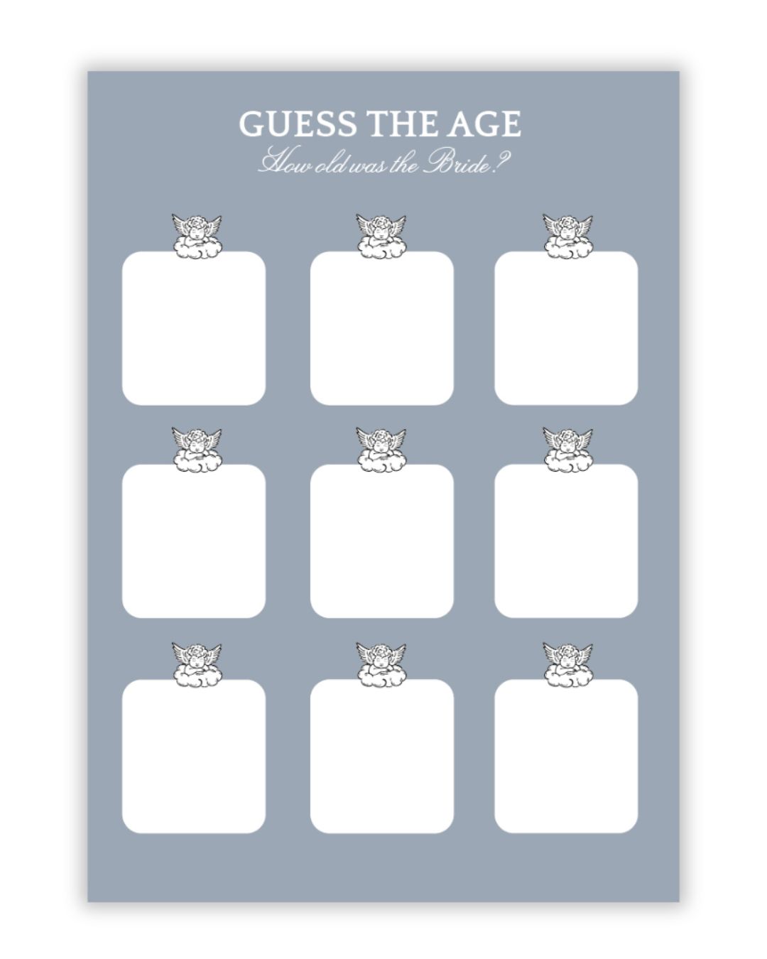 Guess the Age game page