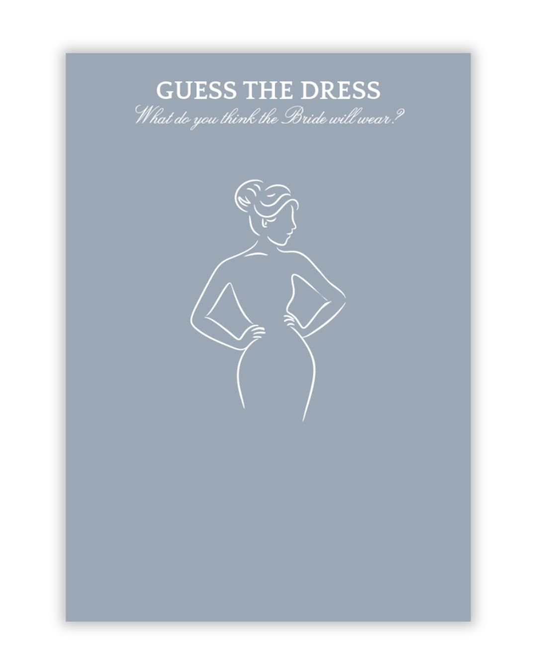 Guess the Dress game page