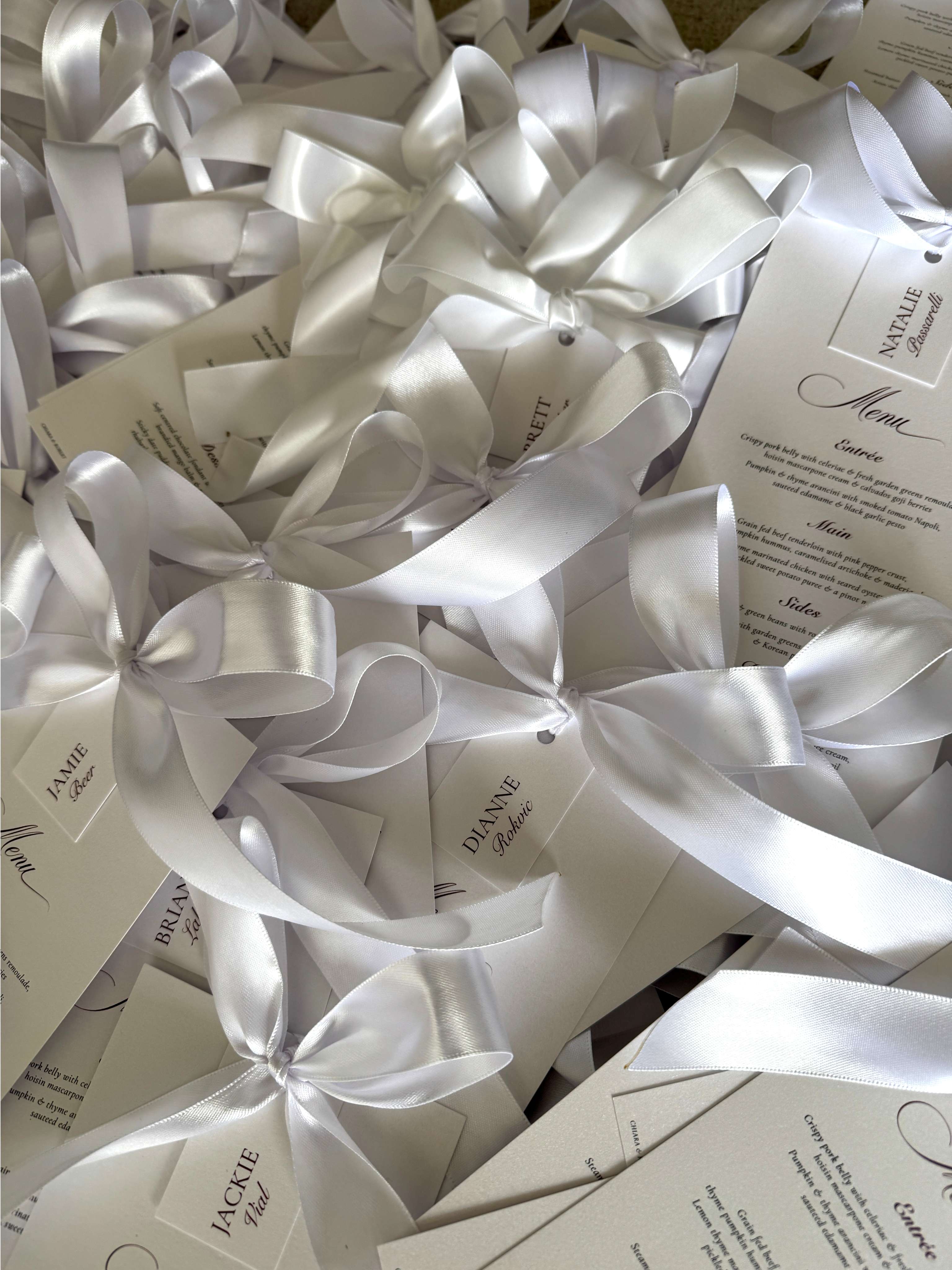 Chiara & Robert wedding stationery