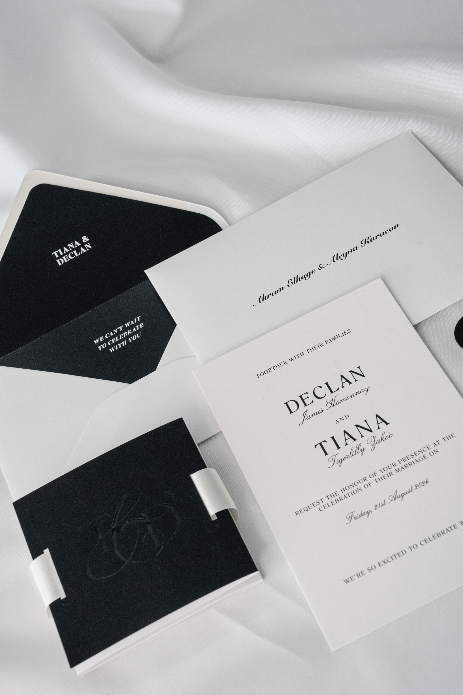 Tiana & Declan invitation suite